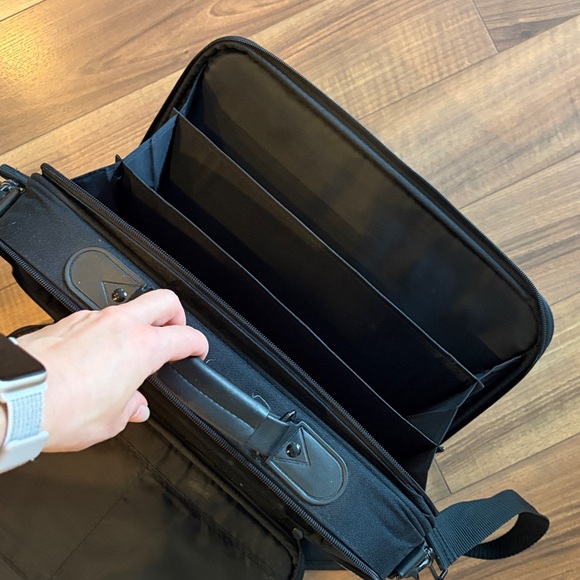 Black Briefcase - Like New - Picture 3 of 8